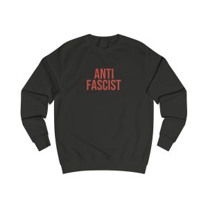 ANTIFASCIST unisex mikina bez kapuce