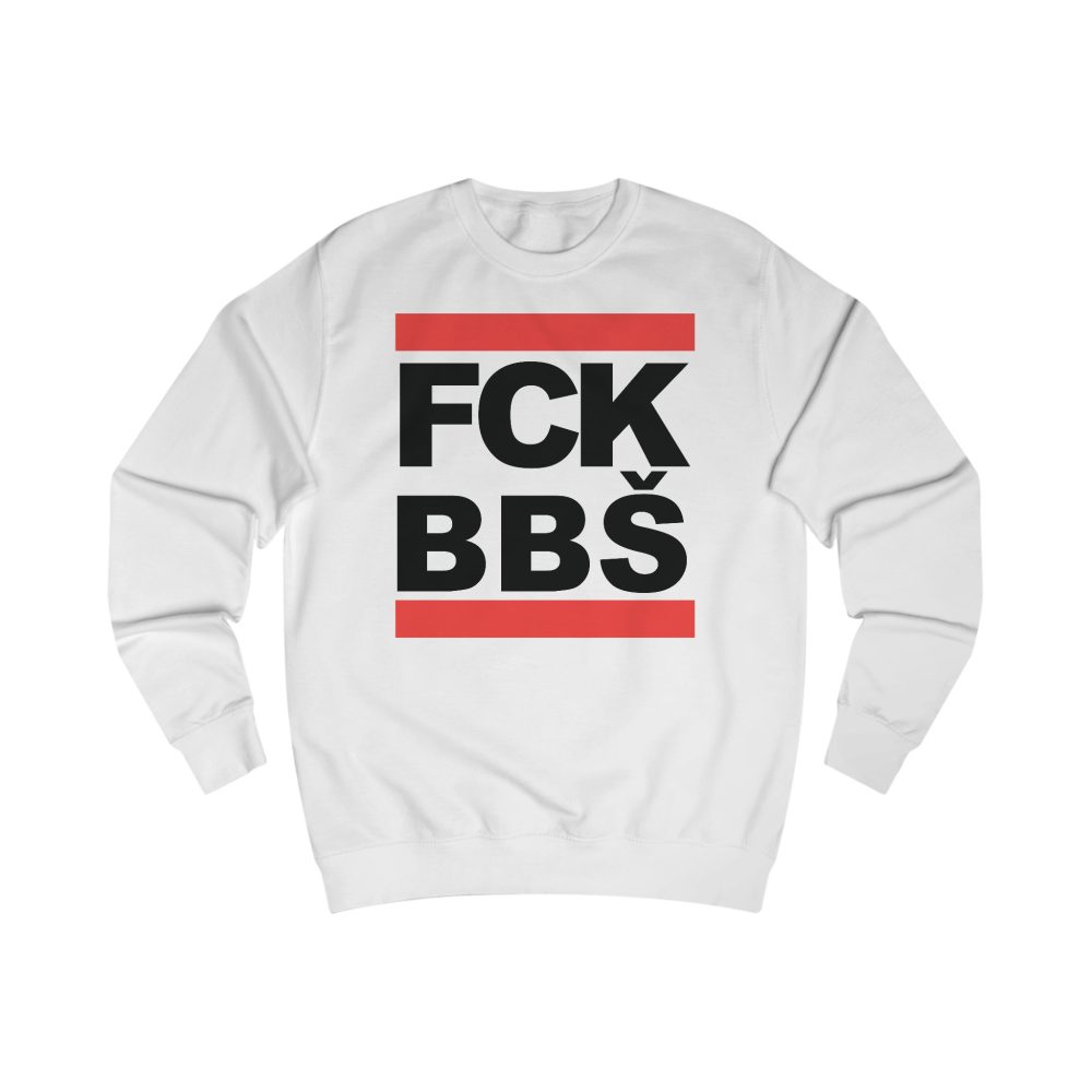 FCK BBŠ unisex mikina bez kapuce