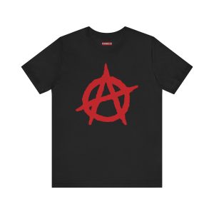 Anarchy Red Anarchist Symbol unisex tričko